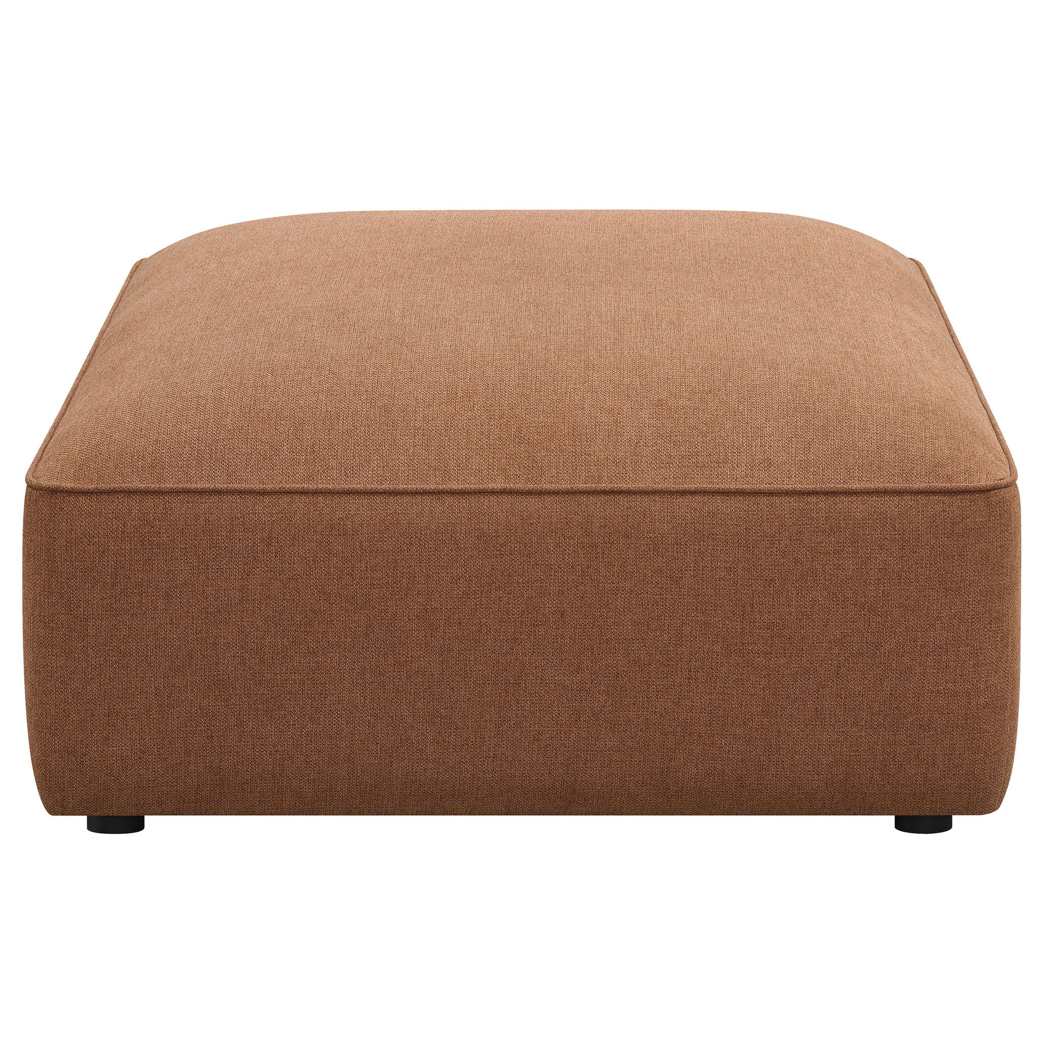 Jennifer Modular Ottoman — Terracotta