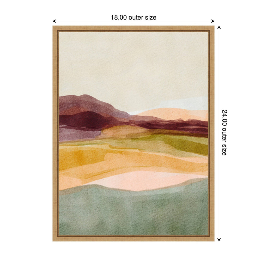 Sylvie Sunset Beauty Framed Canvas by Nikita Jariwala