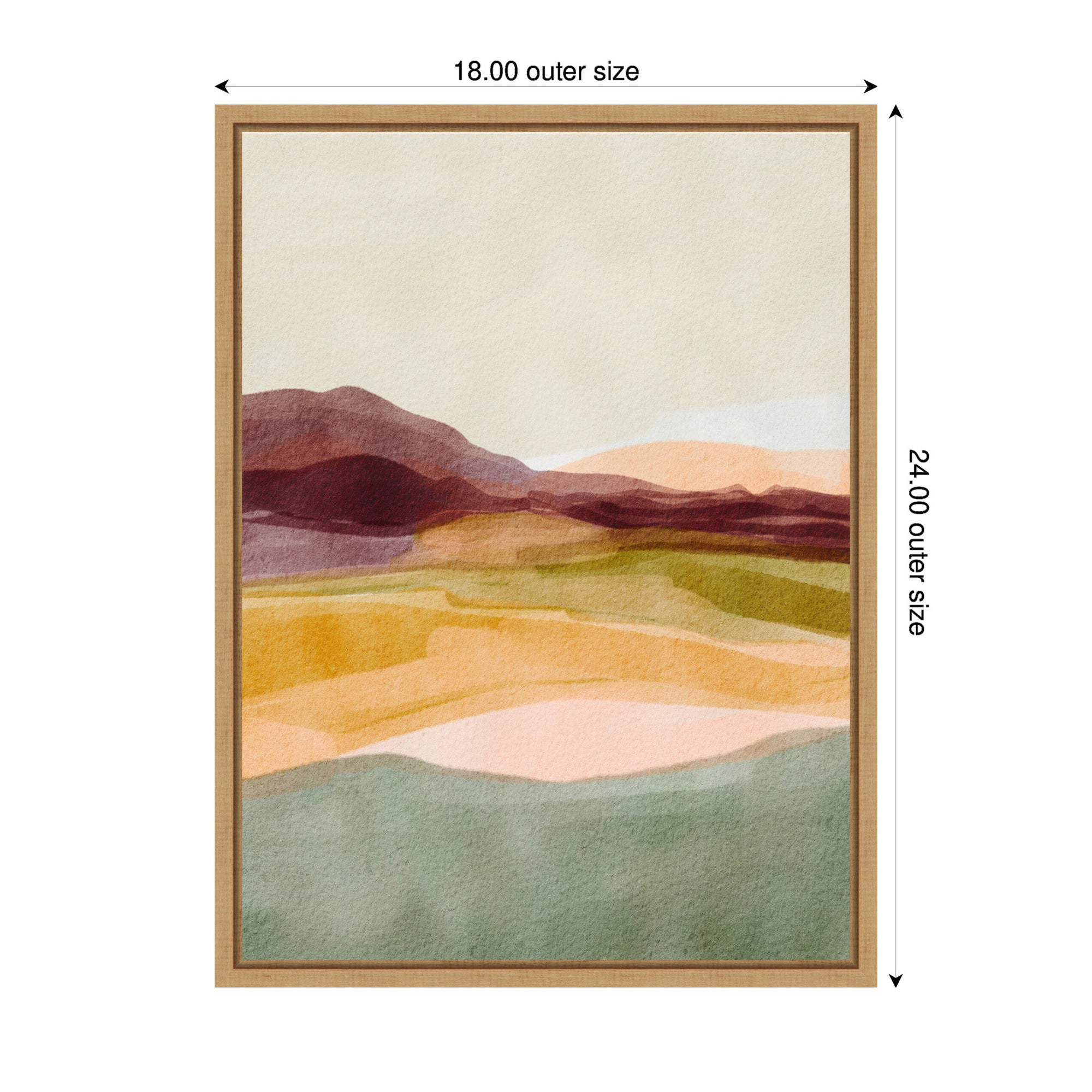 Sylvie Sunset Beauty Framed Canvas by Nikita Jariwala