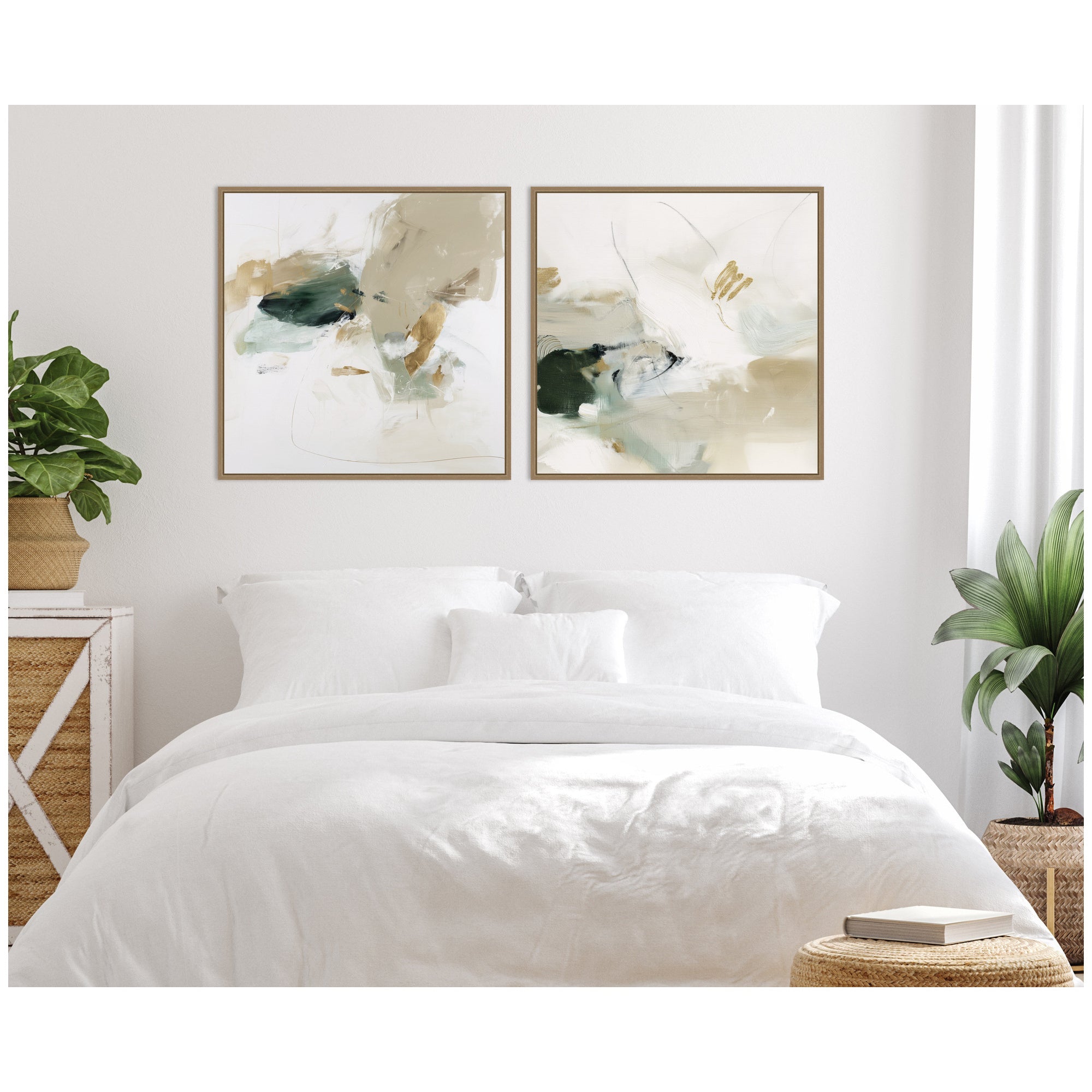 Field No. 1 & No. 2 2 Piece Framed Canvas Wall Art Set by Amy Lighthall