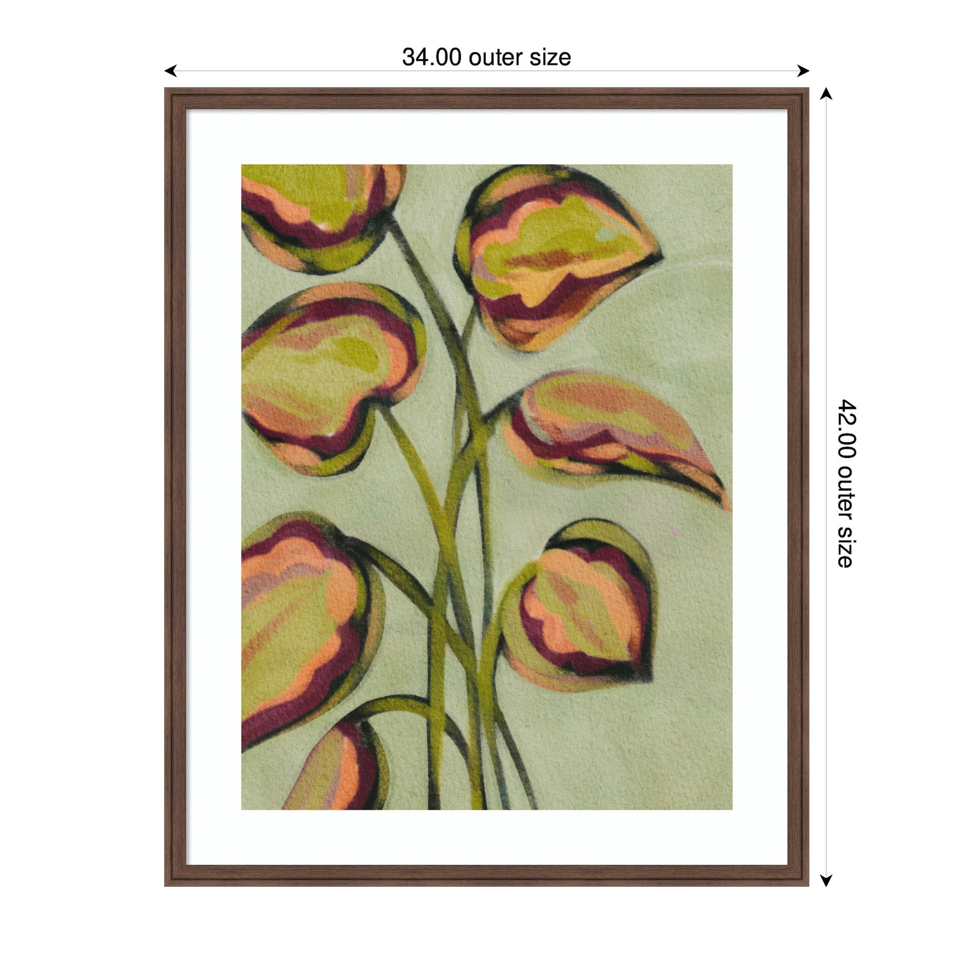 Framed Art Vibrant Foliage by Nikita Jariwala