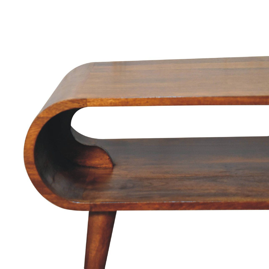 Open Mango Wood Coffee Table
