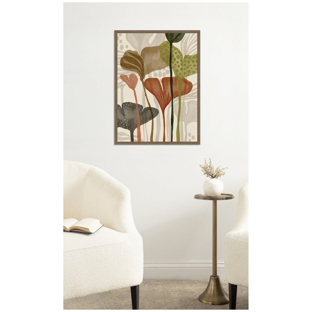 Earthen Botanicals ll by Nikita Jariwala Framed Canvas Wall Art Print