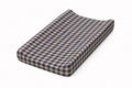 Blue Plaid Changing Pad Cover