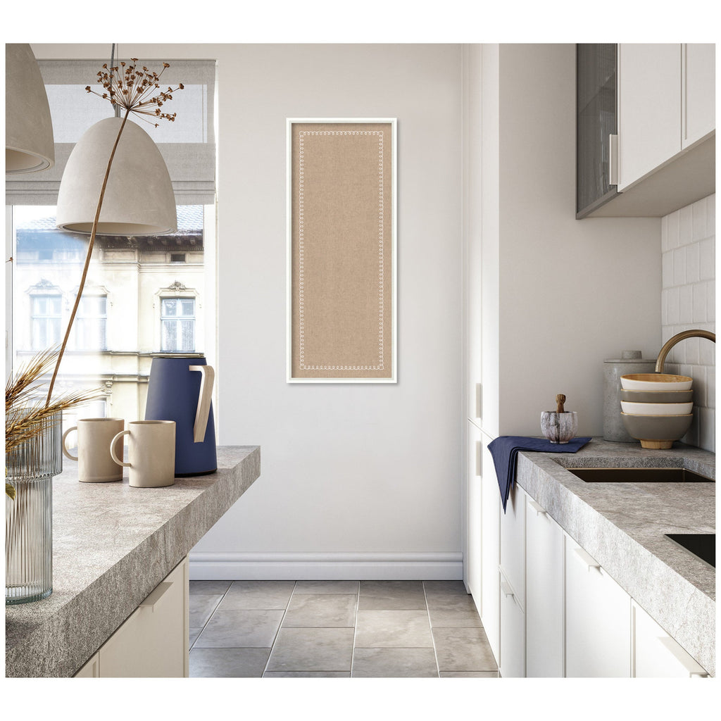 Pinboard White Scalloped Edge