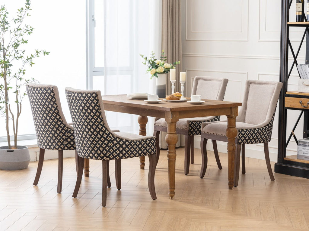 Ultra Upholstered Dining Chairs — Set of 2, Color Options