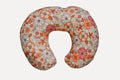 Peach Pink Floral Nursing Pillow Cover