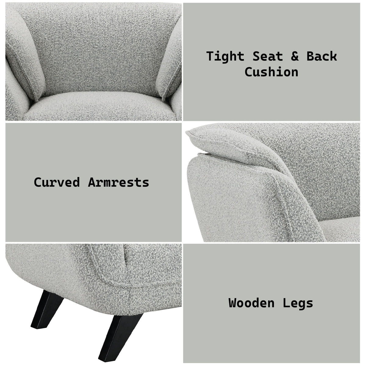 Nayeli Bouclé Lounge Chair