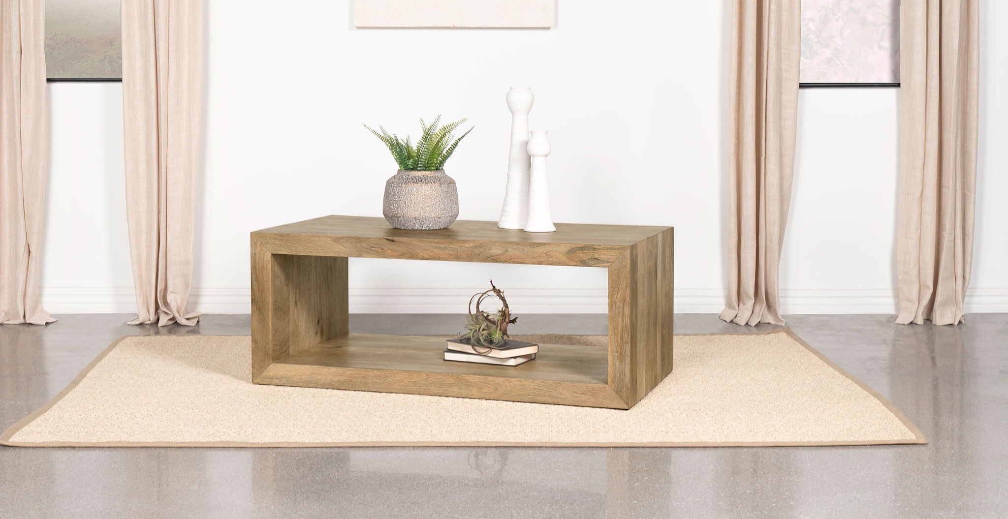 Benton Solid Mango Coffee Table