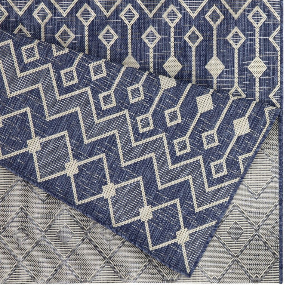 Sunshine 5'3" x 7'3" Indoor/Outdoor Area Rug - Blue
