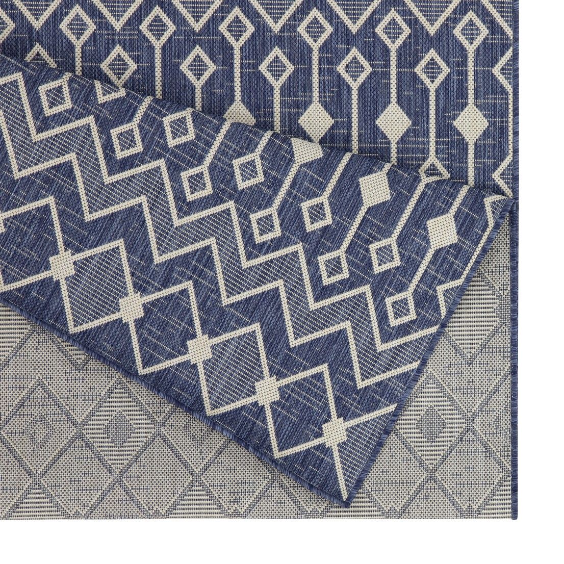Sunshine 5'3" x 7'3" Indoor/Outdoor Area Rug - Blue