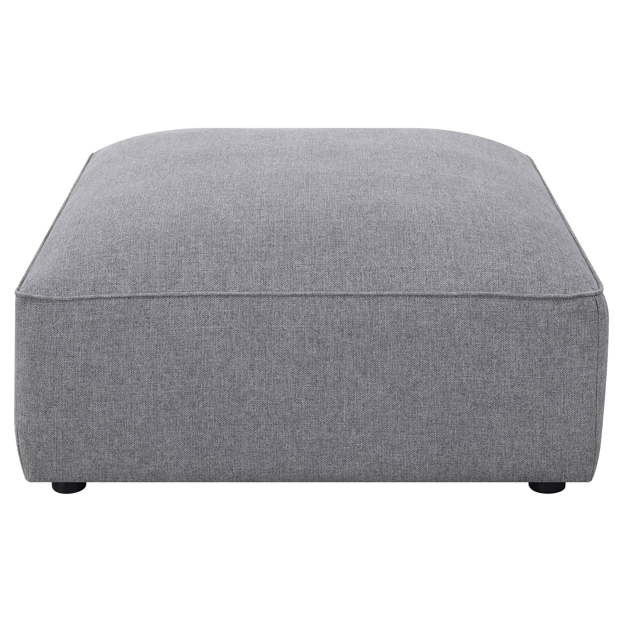 Jennifer Modular Ottoman — Grey