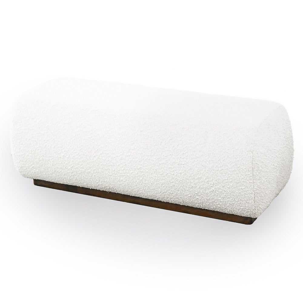 Japanese-Inspired Minimalist Upholstered Bench