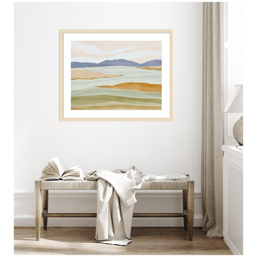 Framed Art Dreamy Hillscape by Nikita Jariwala
