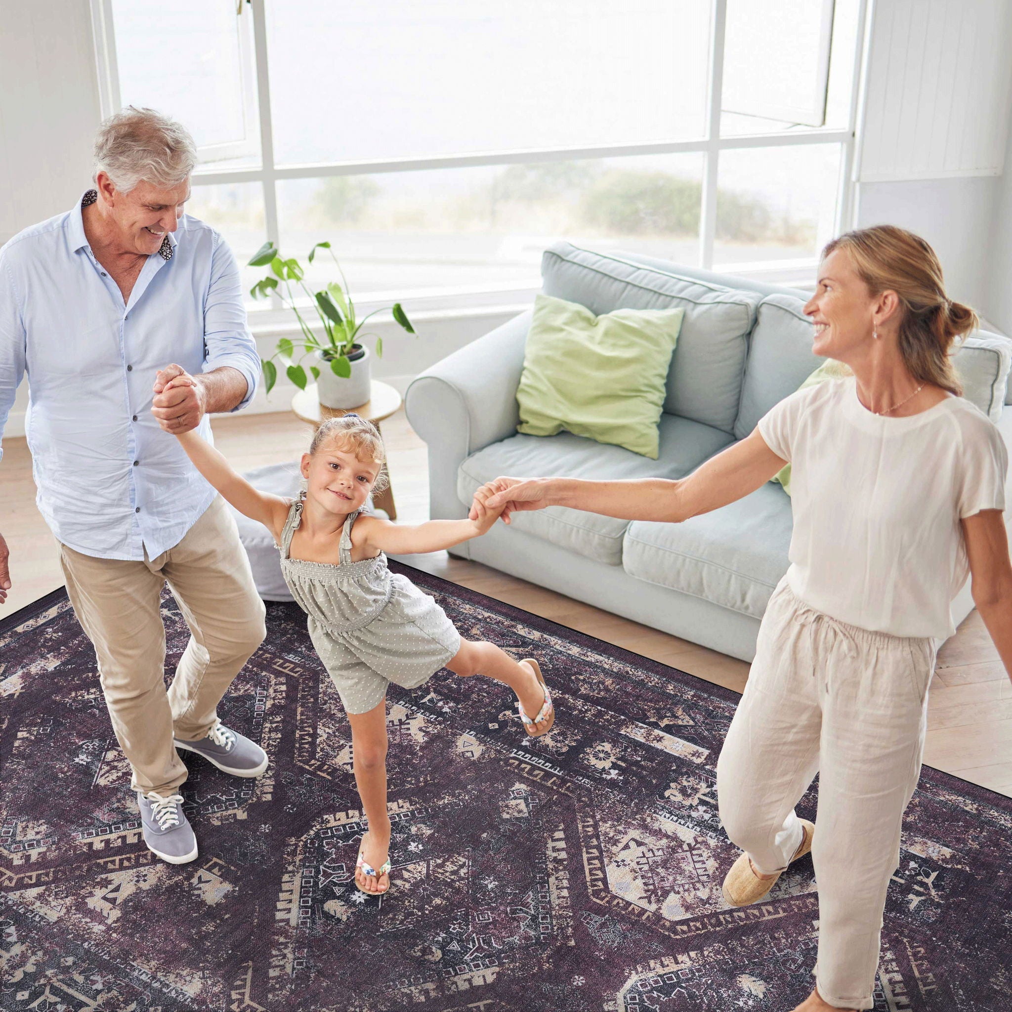 Maval Washable Area Rug