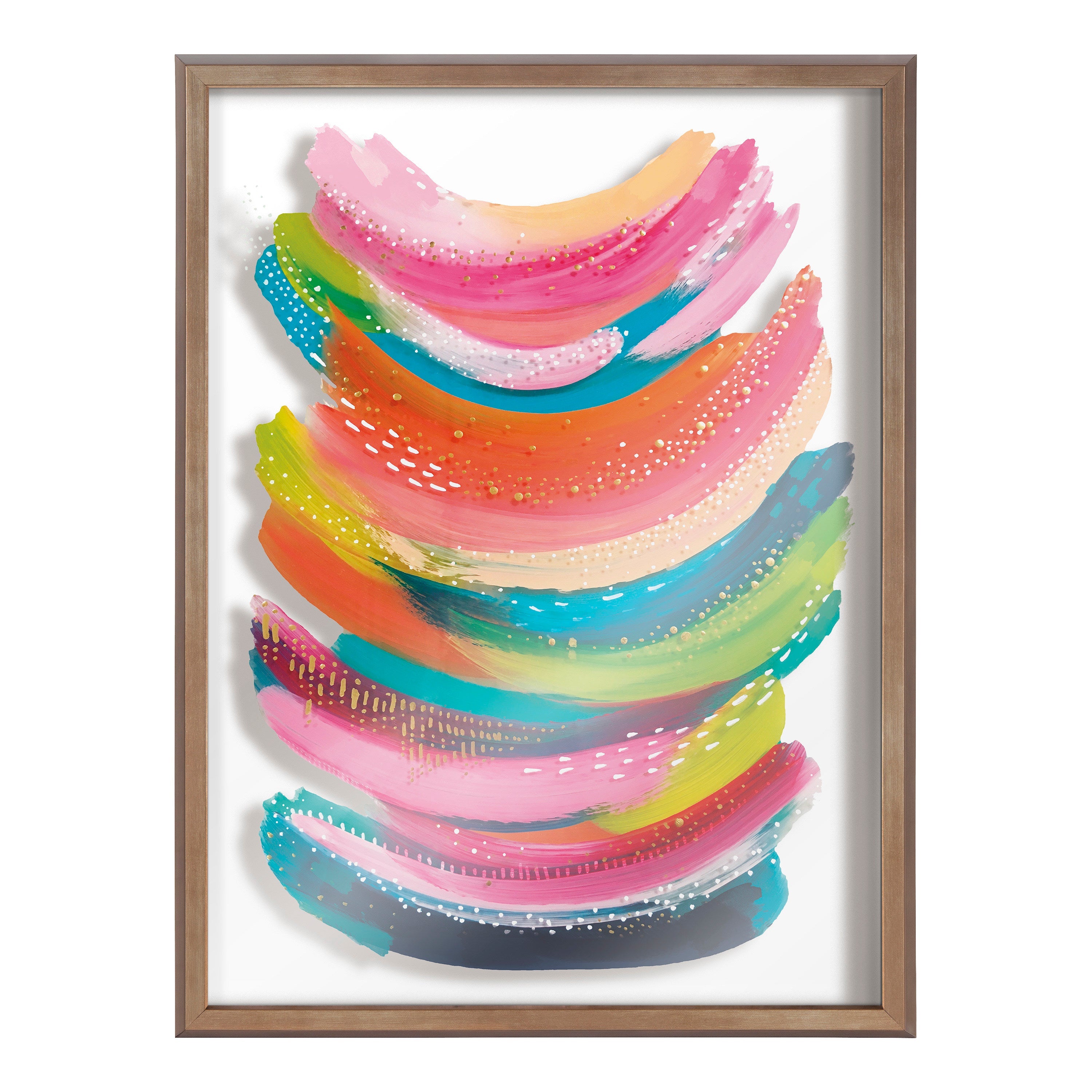 Blake Bright Abstract Framed Printed Art by Jessi Raulet of Ettavee