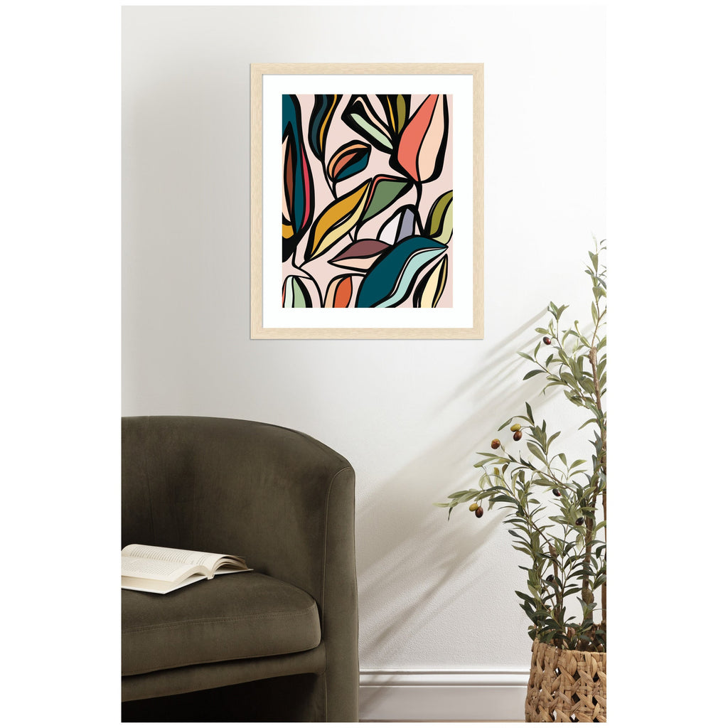 Fanciful Ficus Expansion by Alicia Bock Framed Wall Art Print