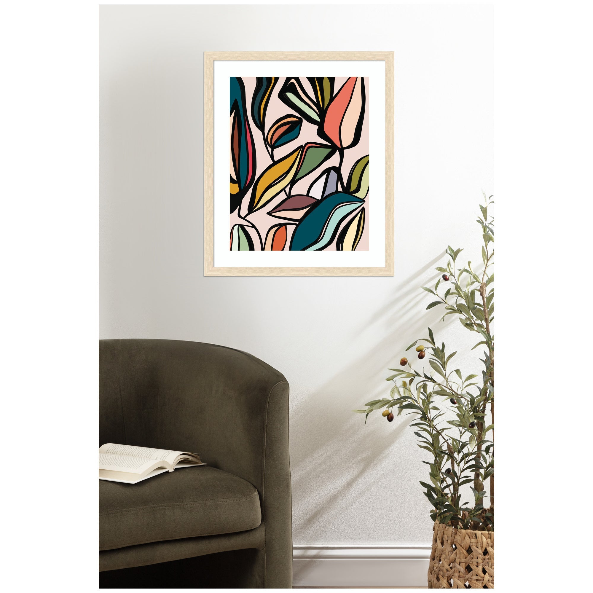 Fanciful Ficus Expansion by Alicia Bock Framed Wall Art Print