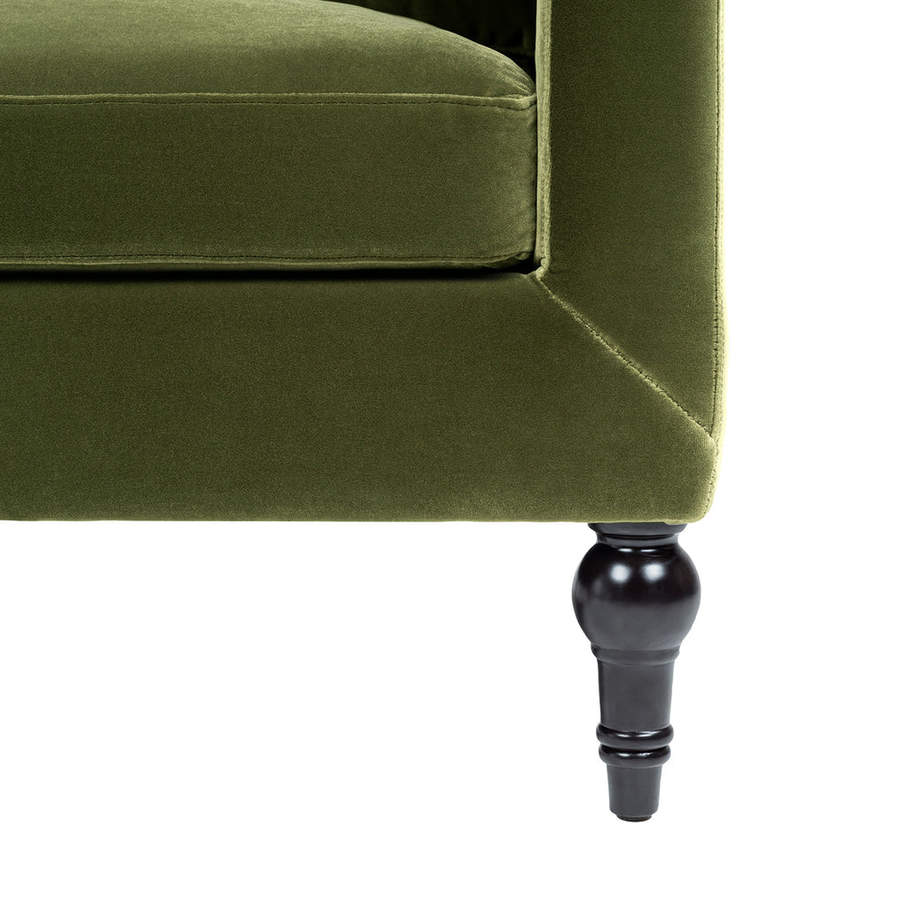 Josephine Upholstered Accent Chair — Olive