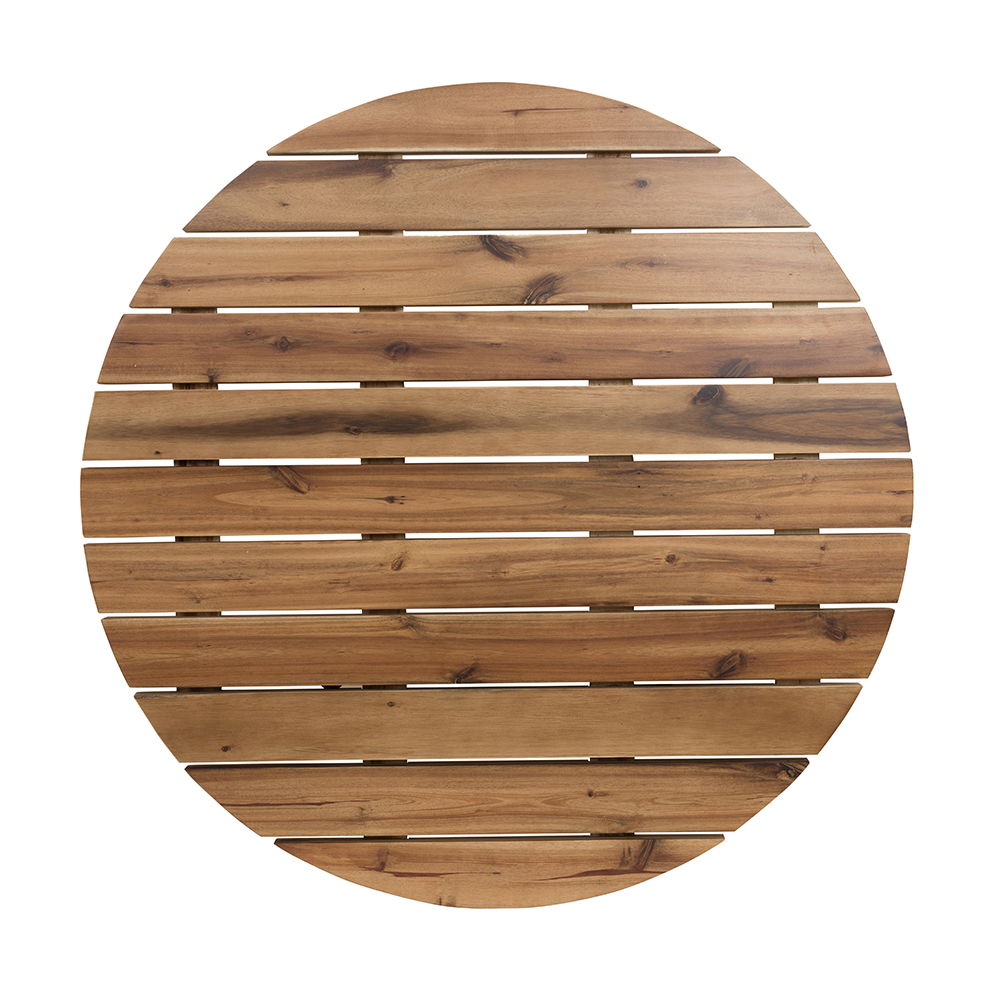 Round Solid Acacia Table