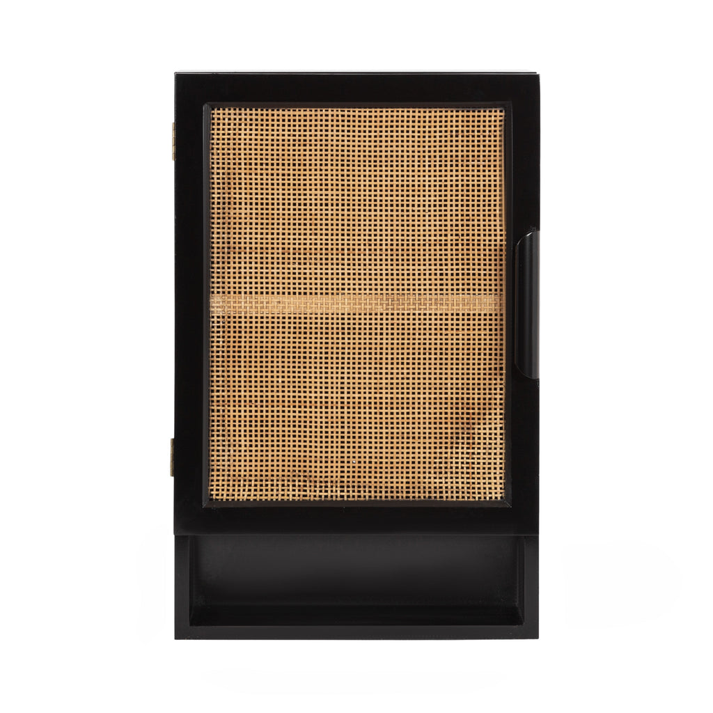 Ori Rattan Wall Cabinet with Cubby