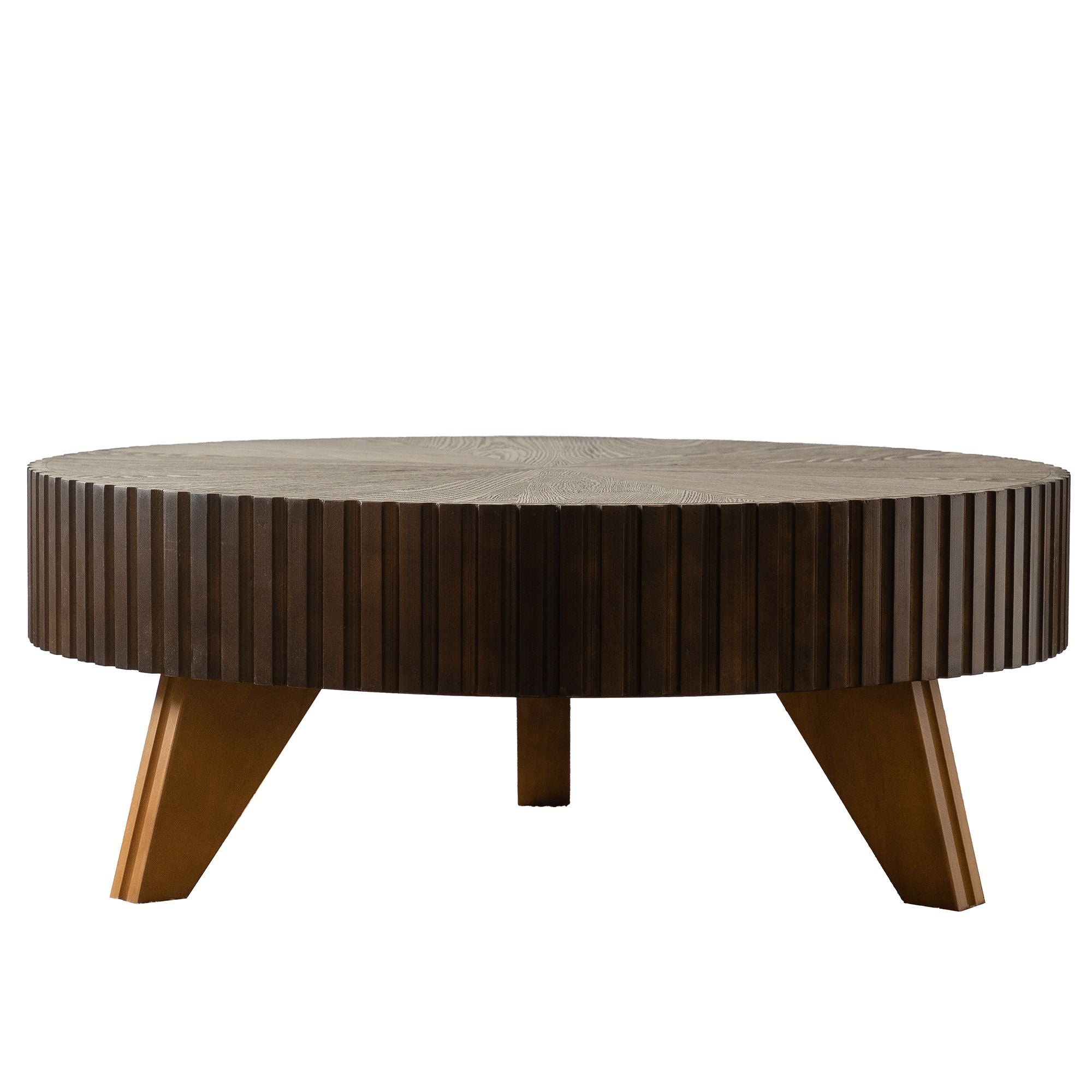 Round Wood Coffee Table