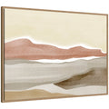 Brown Hill by Nikita Jariwala Framed Canvas Wall Art Print