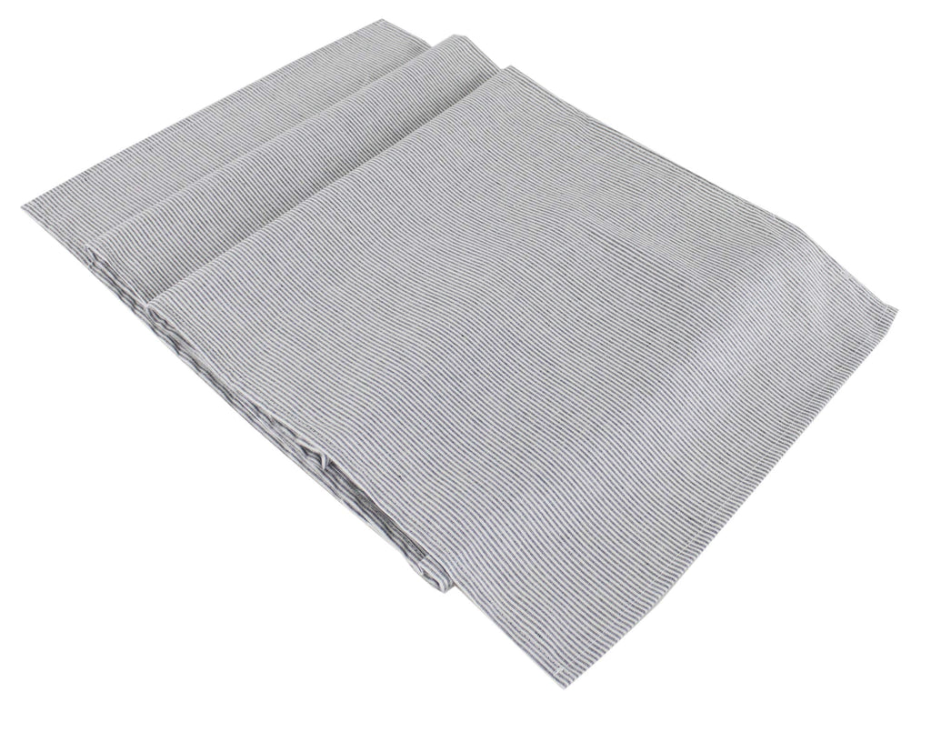Fennco Styles Farmhouse Neutral Striped 100% Pure Cotton Tablecloth - Yellow Tablecloth for Everyday Use, Banquets, Family Gathering, Special Events and Home Décor