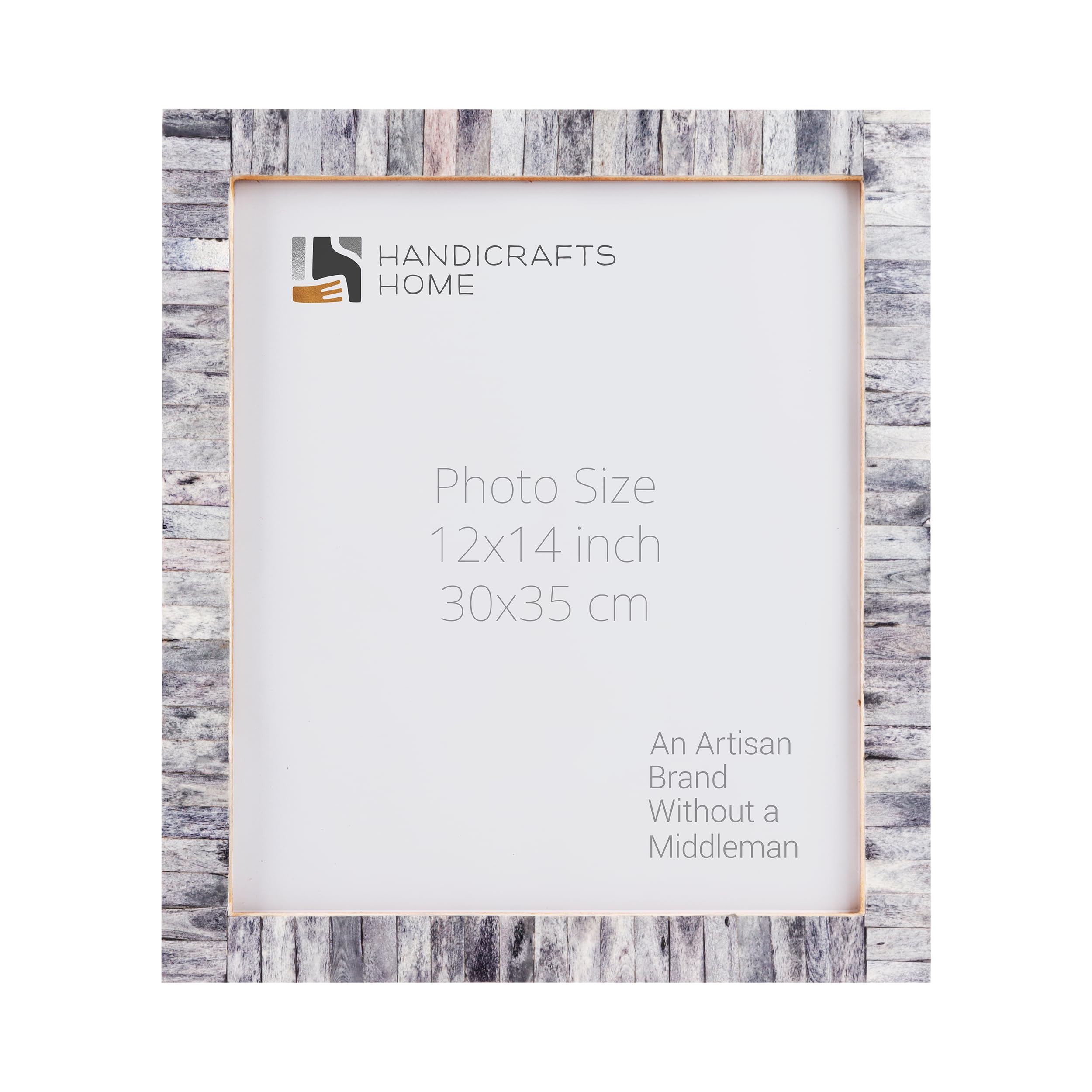 Poster Frames Classic Collection Bone Inlay, Grey, 6 Sizes
