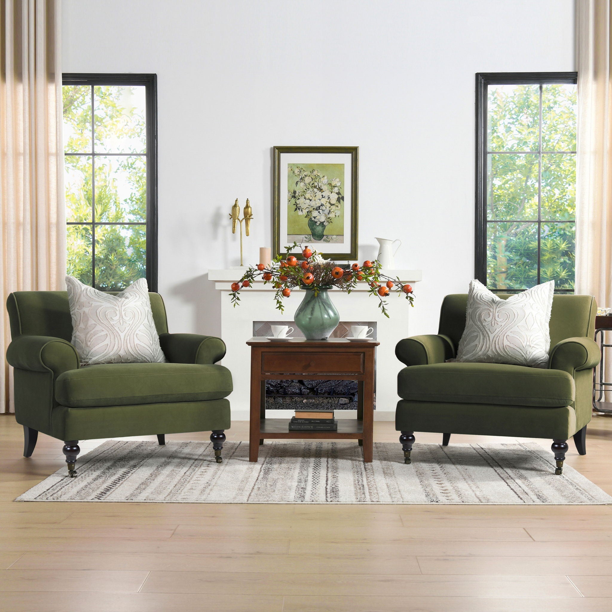 Alana Lawson Accent Chair with Casters