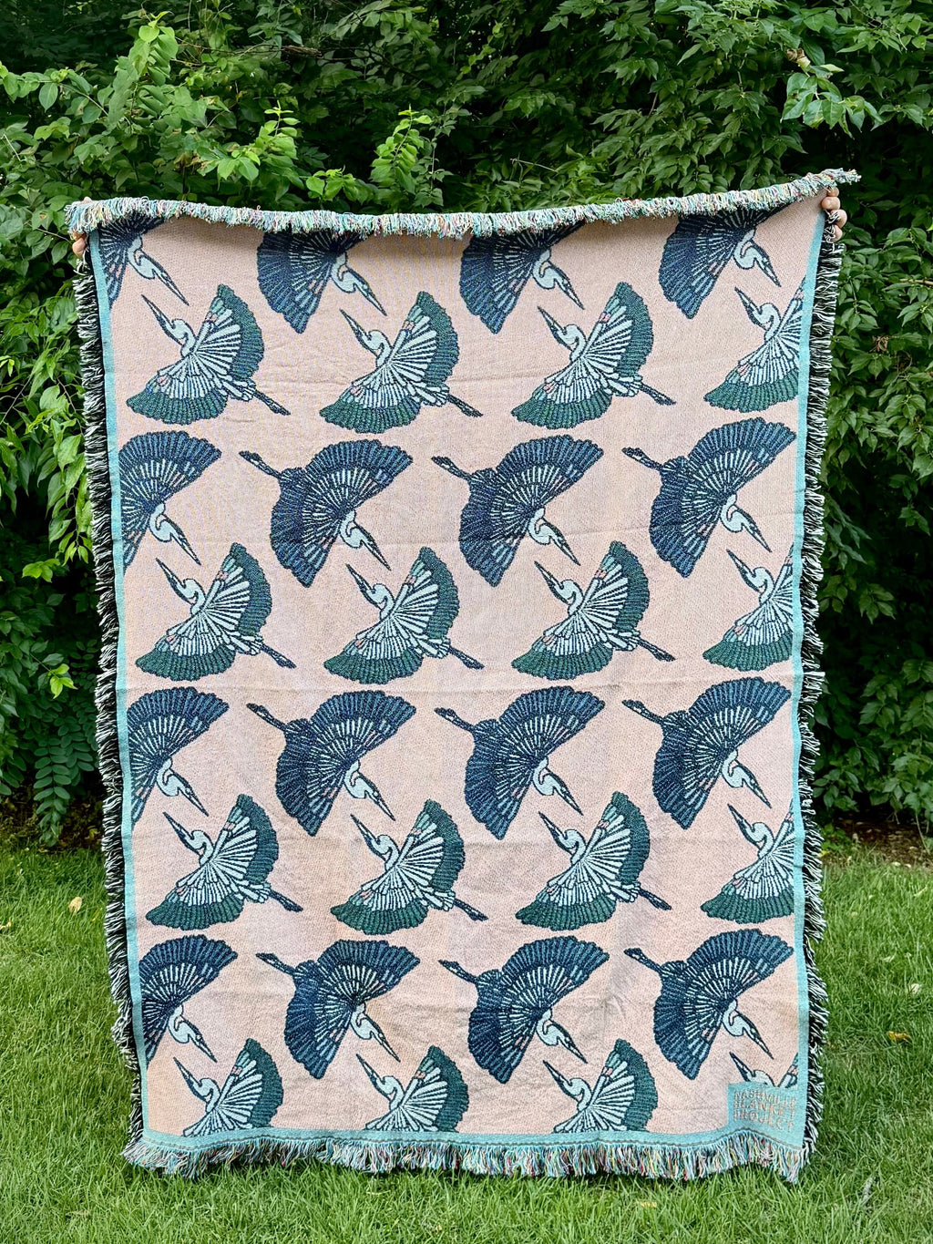 Herons in Flight Blanket