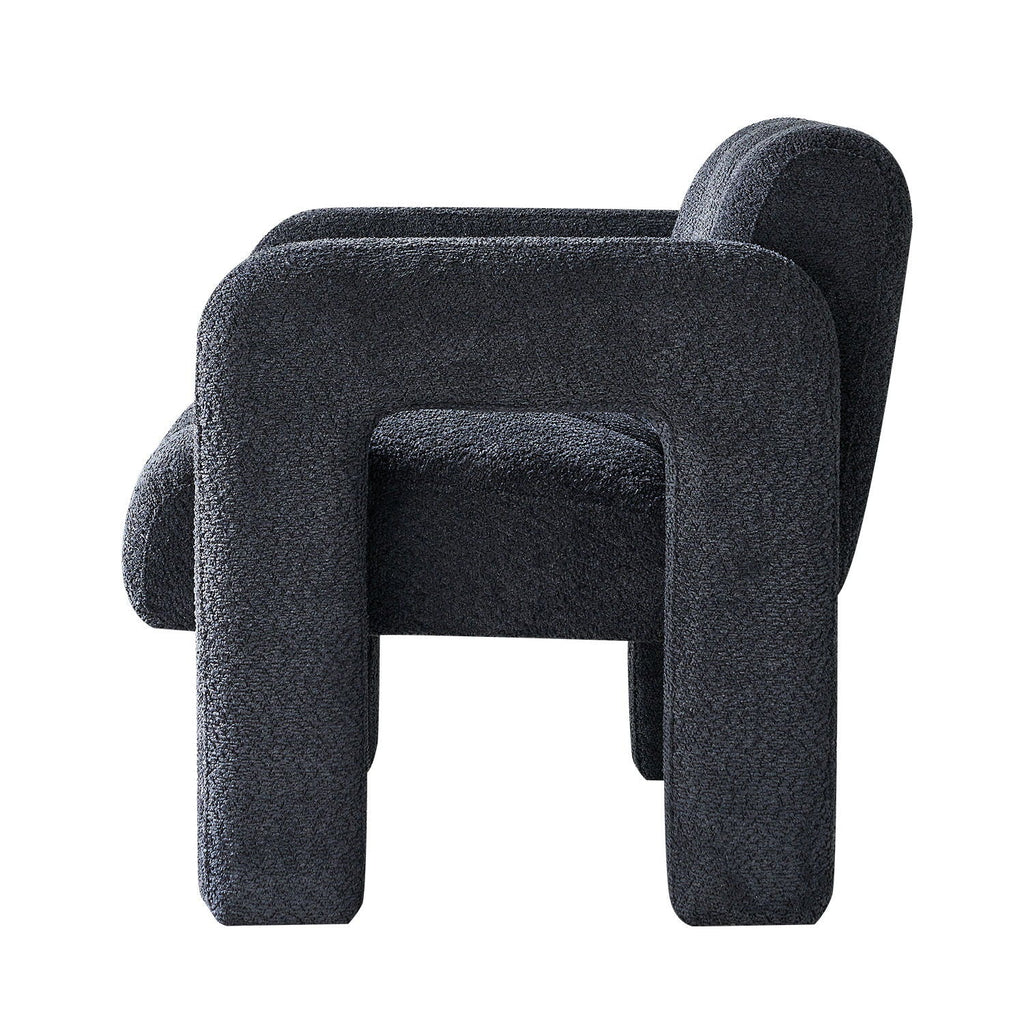 Bouclé Upholstered Accent Chair
