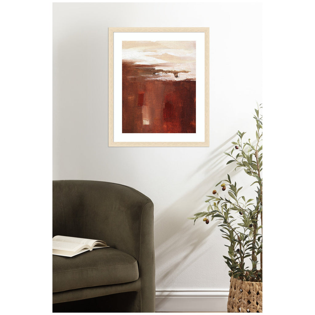 Framed Art Earthen Abstract by Nikita Jariwala