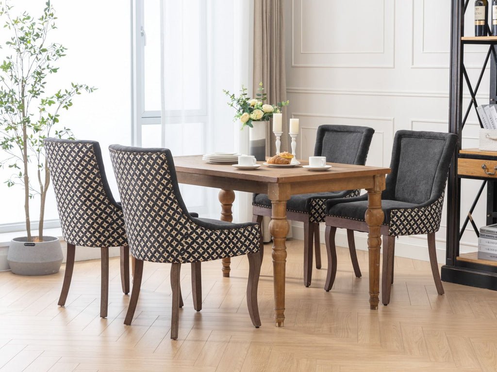 Ultra Upholstered Dining Chairs — Set of 2, Color Options