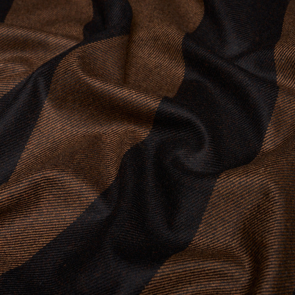 Hemlock Woven Pillow Cover in Java Brown, Schumacher Textiles