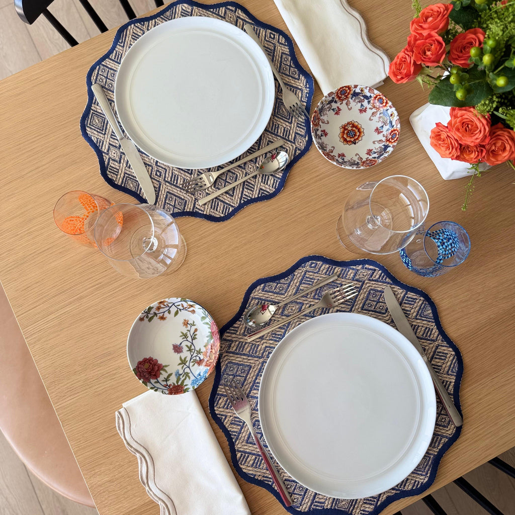 Indigo Atlas Placemats (Set of 2)