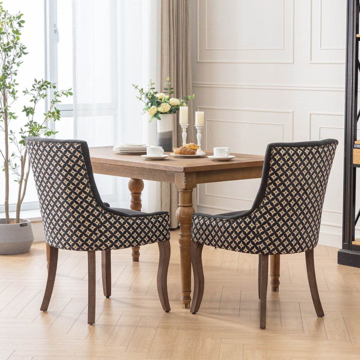 Ultra Upholstered Dining Chairs — Set of 2, Color Options