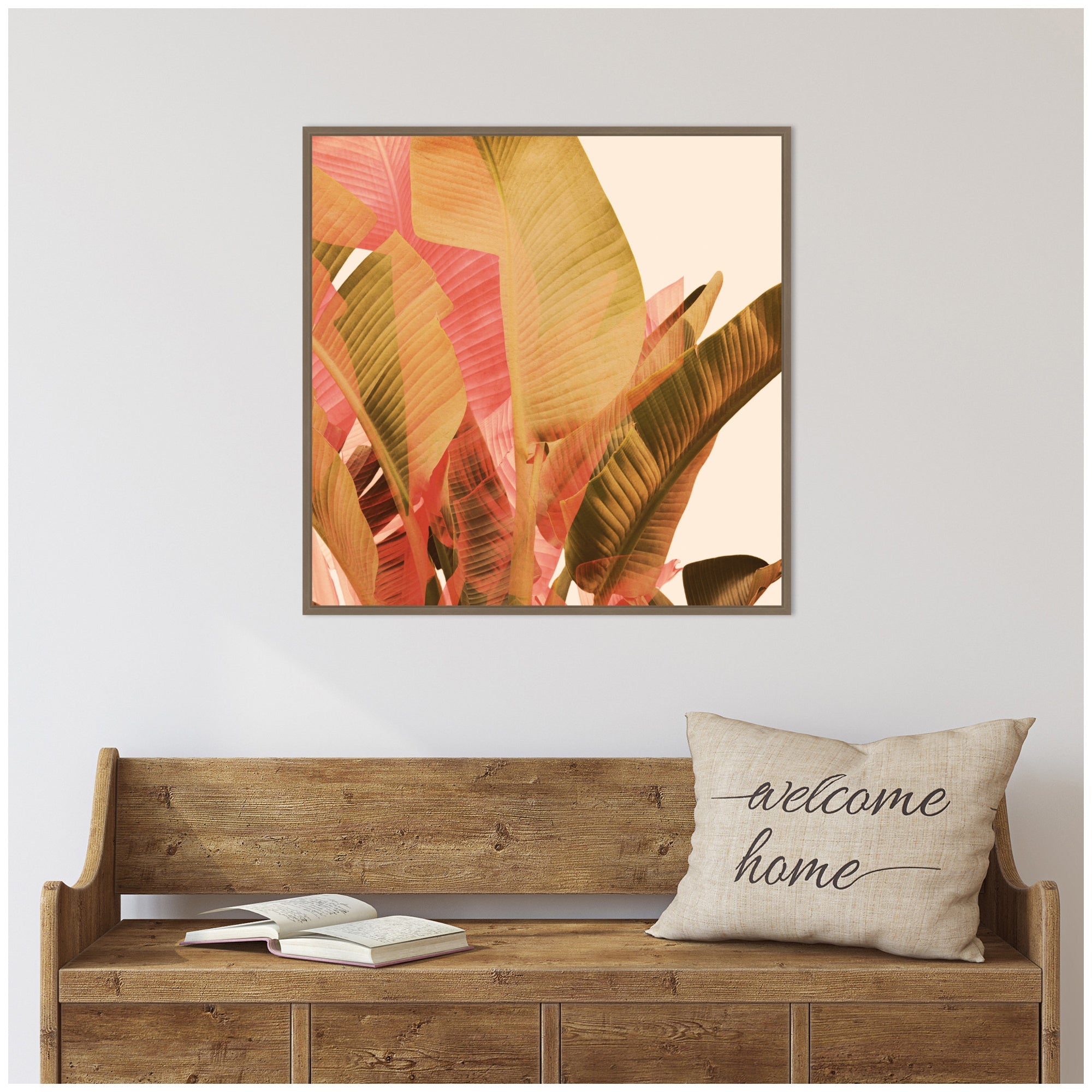 Summer Layers No. 1 by Alicia Bock Framed Canvas Wall Art Print