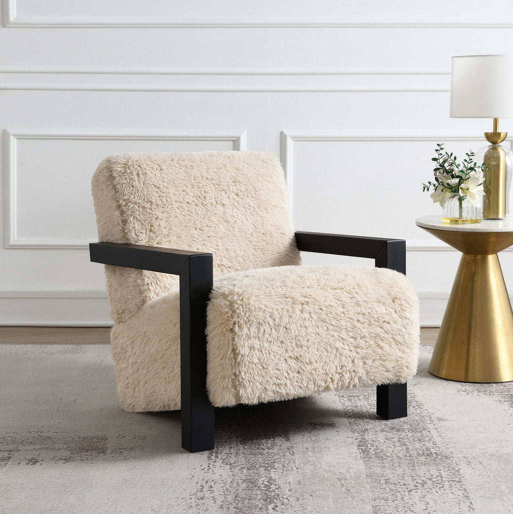 Fitzroy Faux Fur Accent Chair