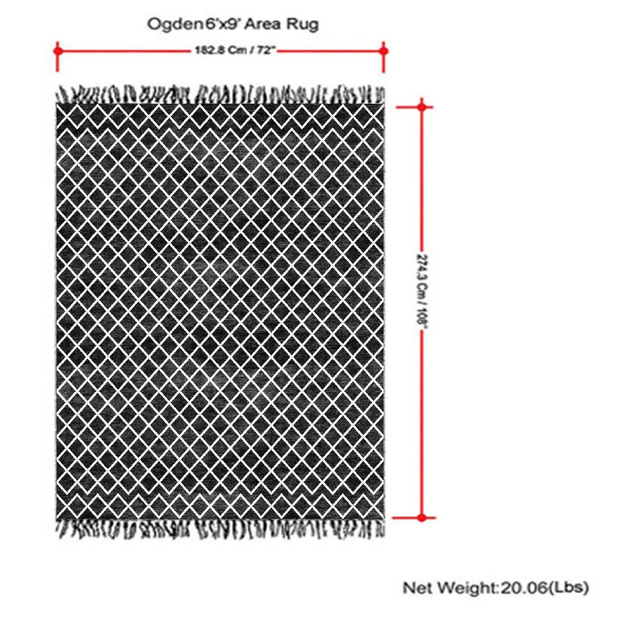 Ogden 6' x 9' Area Rug - Ivory
