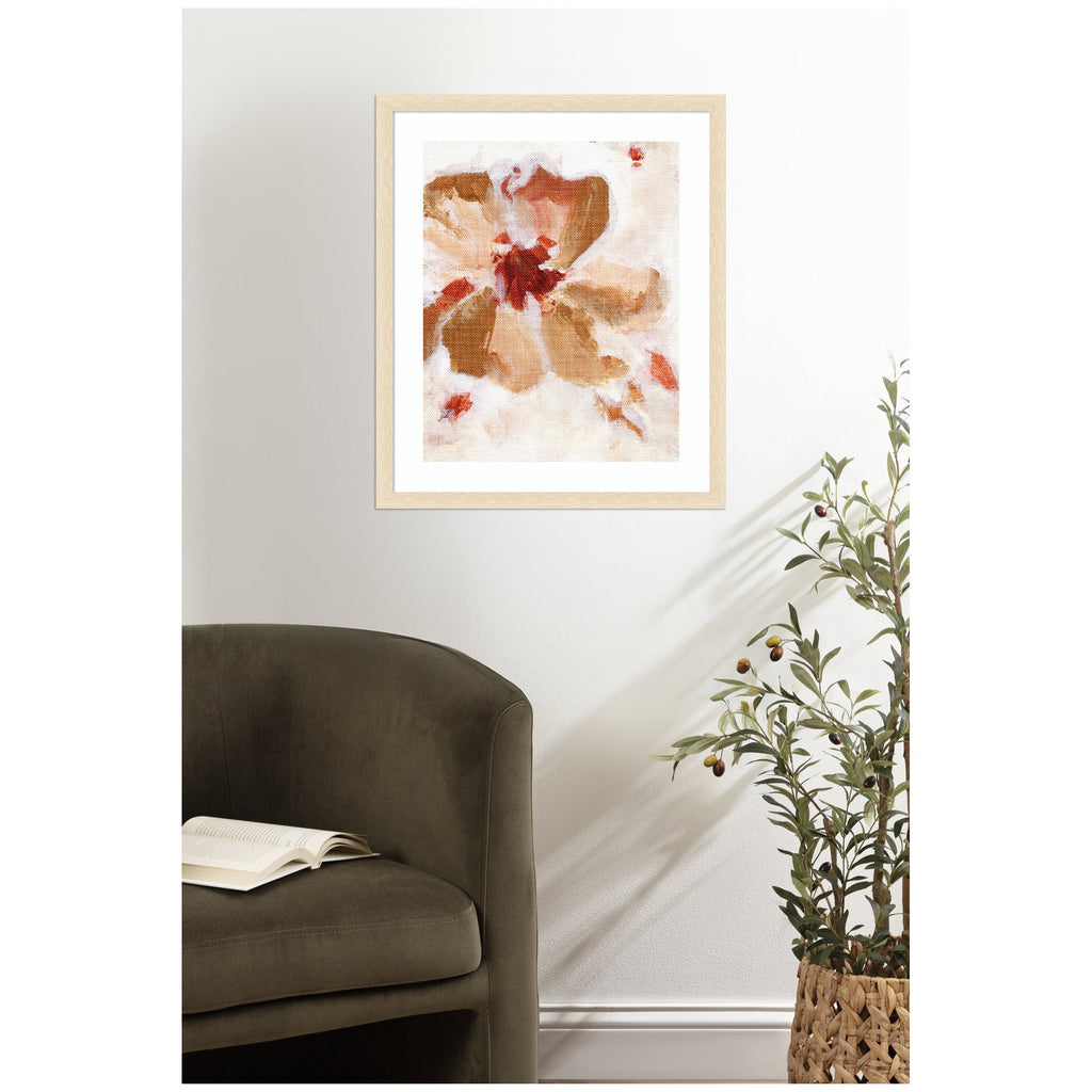 Framed Art Painterly Brown Blossom ll by Nikita Jariwala