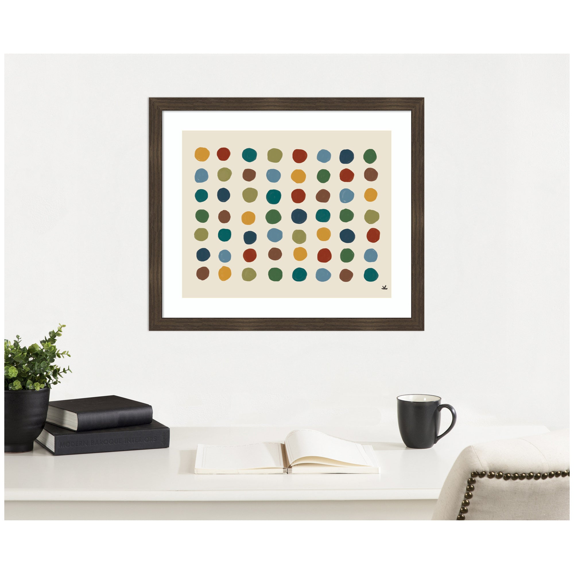 Meditation No. 3b by Kelly Knaga Framed Wall Art Print