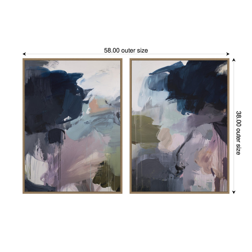Under the Sky No. 1 & No. 2 2 Piece Framed Canvas Wall Art Set by Amy Lighthall