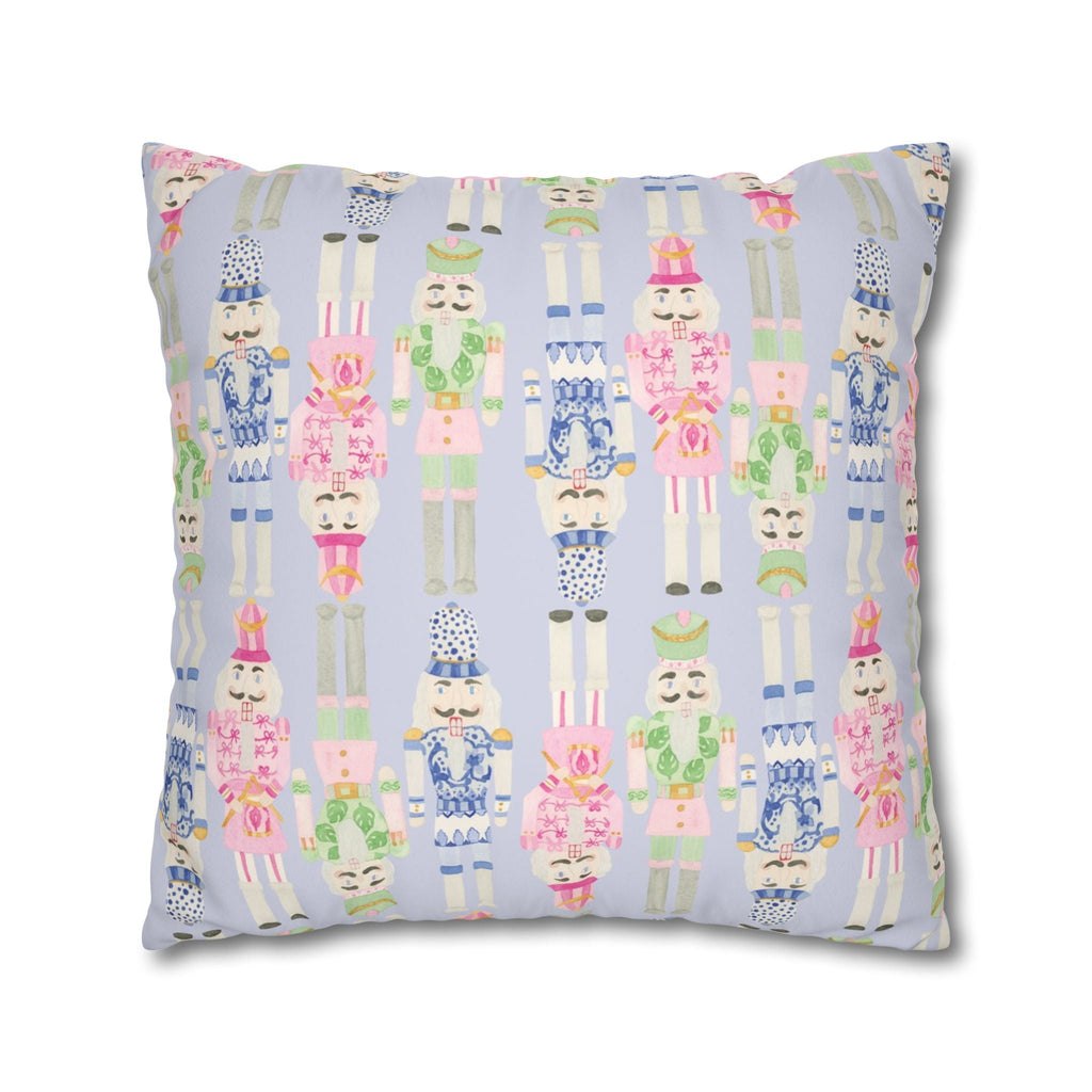Grandmillenial Nutcracker Velvet Pillow Cover