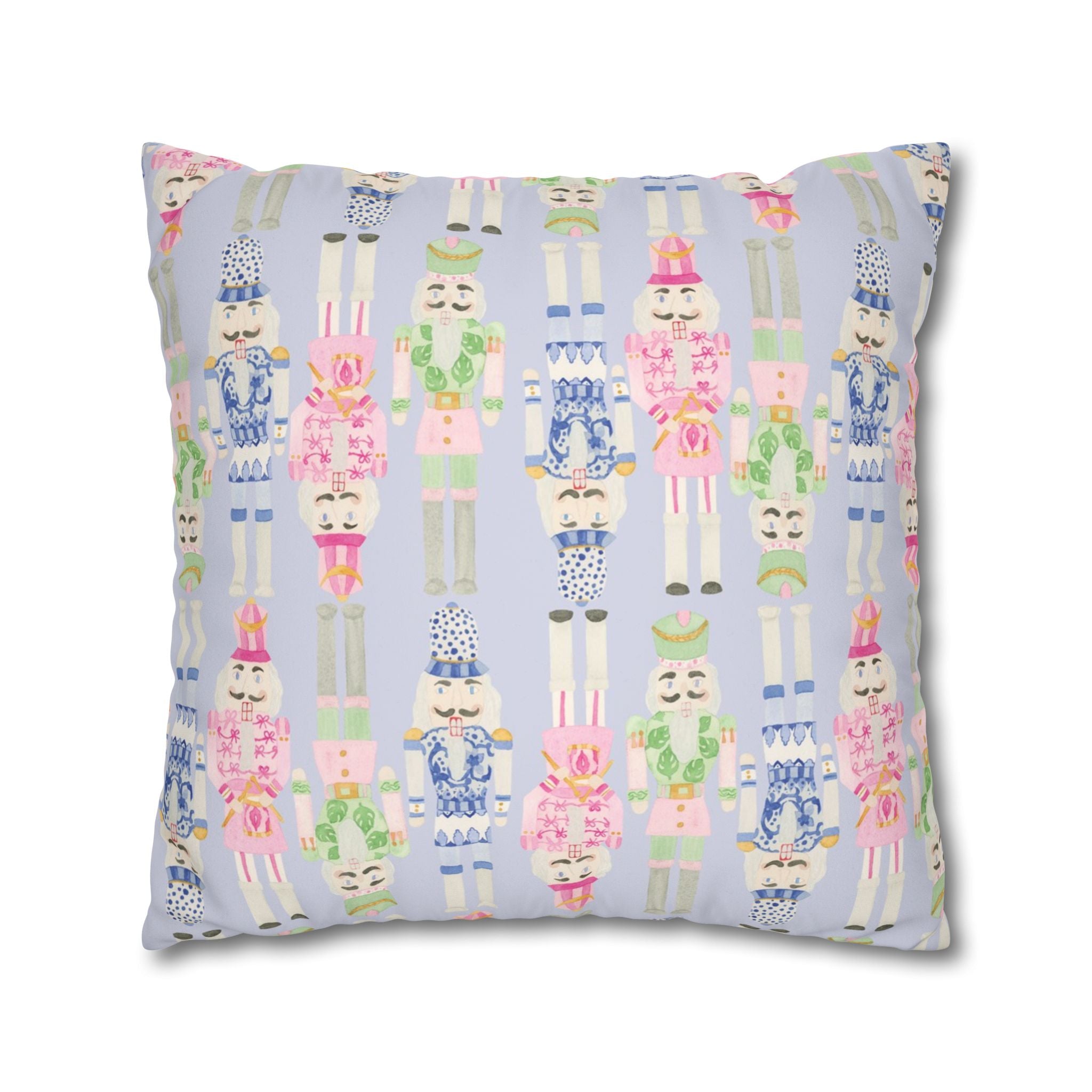Grandmillenial Nutcracker Velvet Pillow Cover