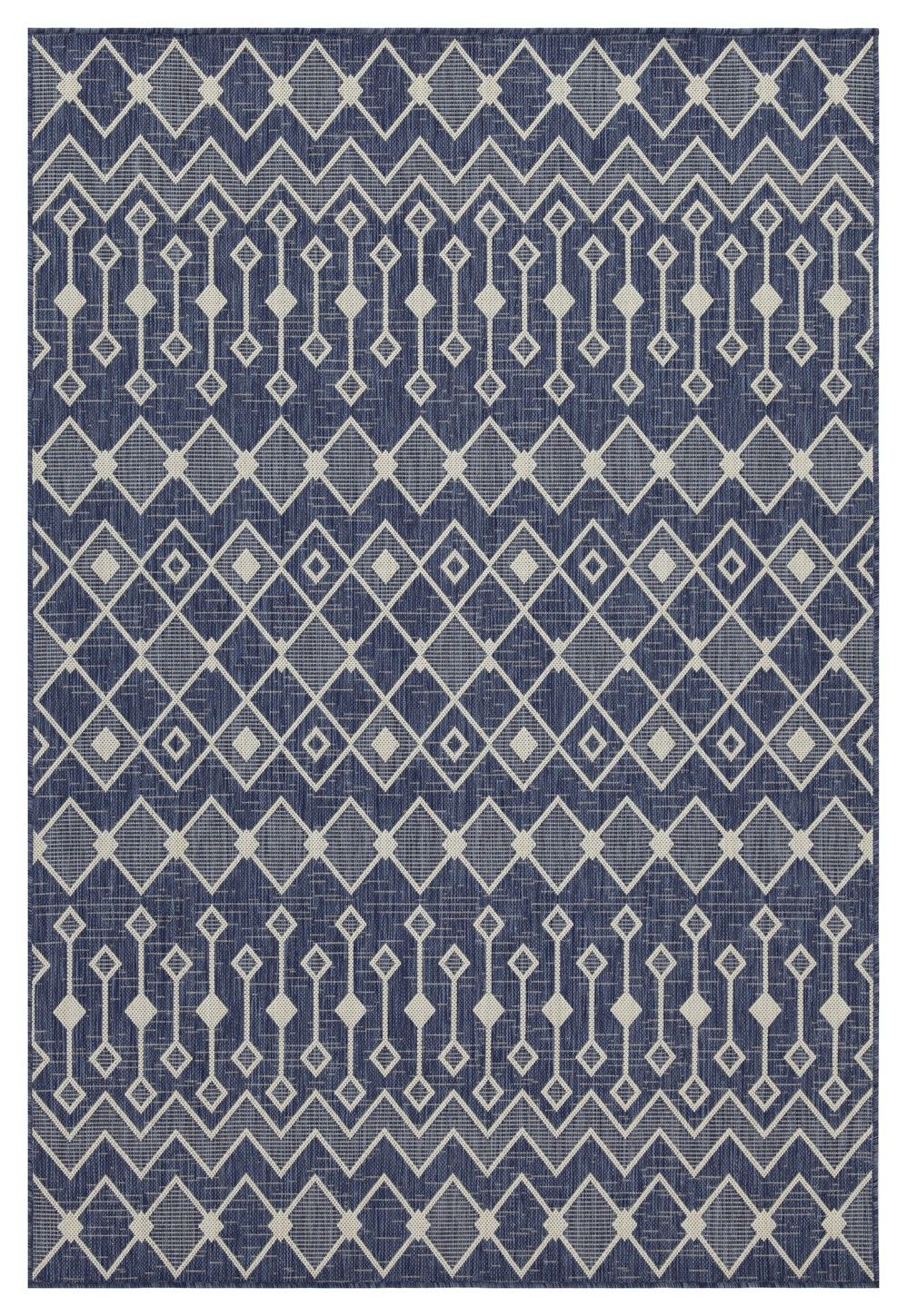 Sunshine 5'3" x 7'3" Indoor/Outdoor Area Rug - Blue