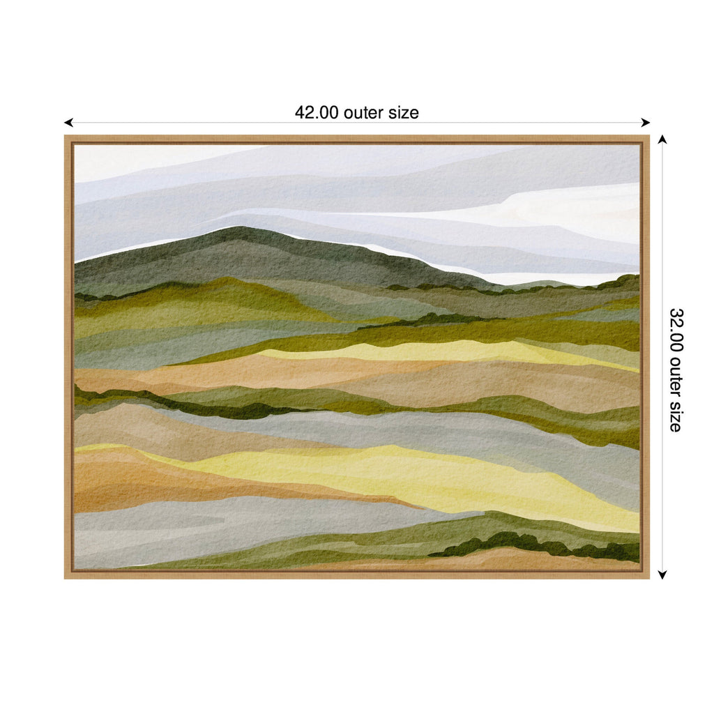 Sylvie Gentle Wilderness Framed Canvas by Nikita Jariwala