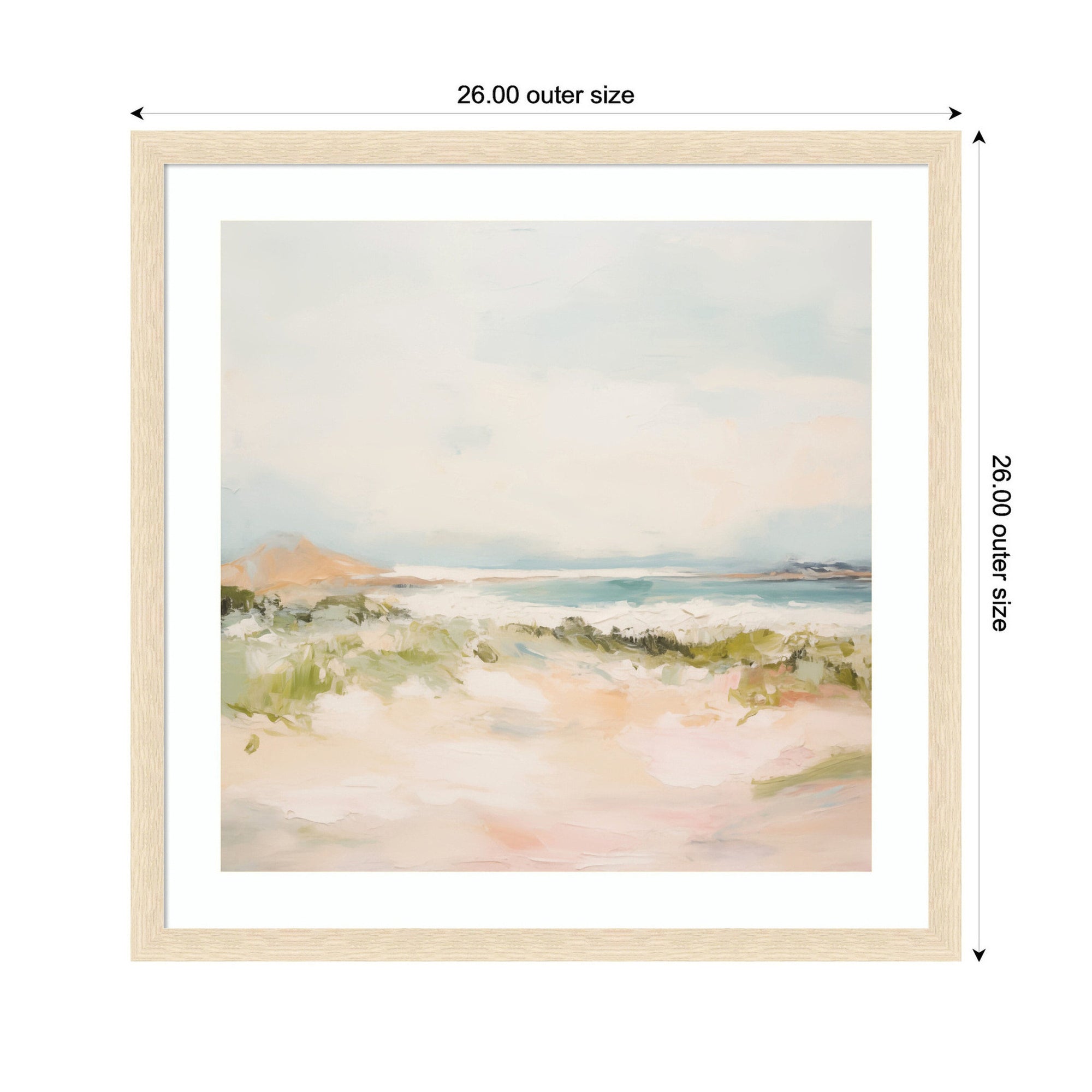 Tranquil Landscape III Square by Amy Lighthall Framed Wall Art Print