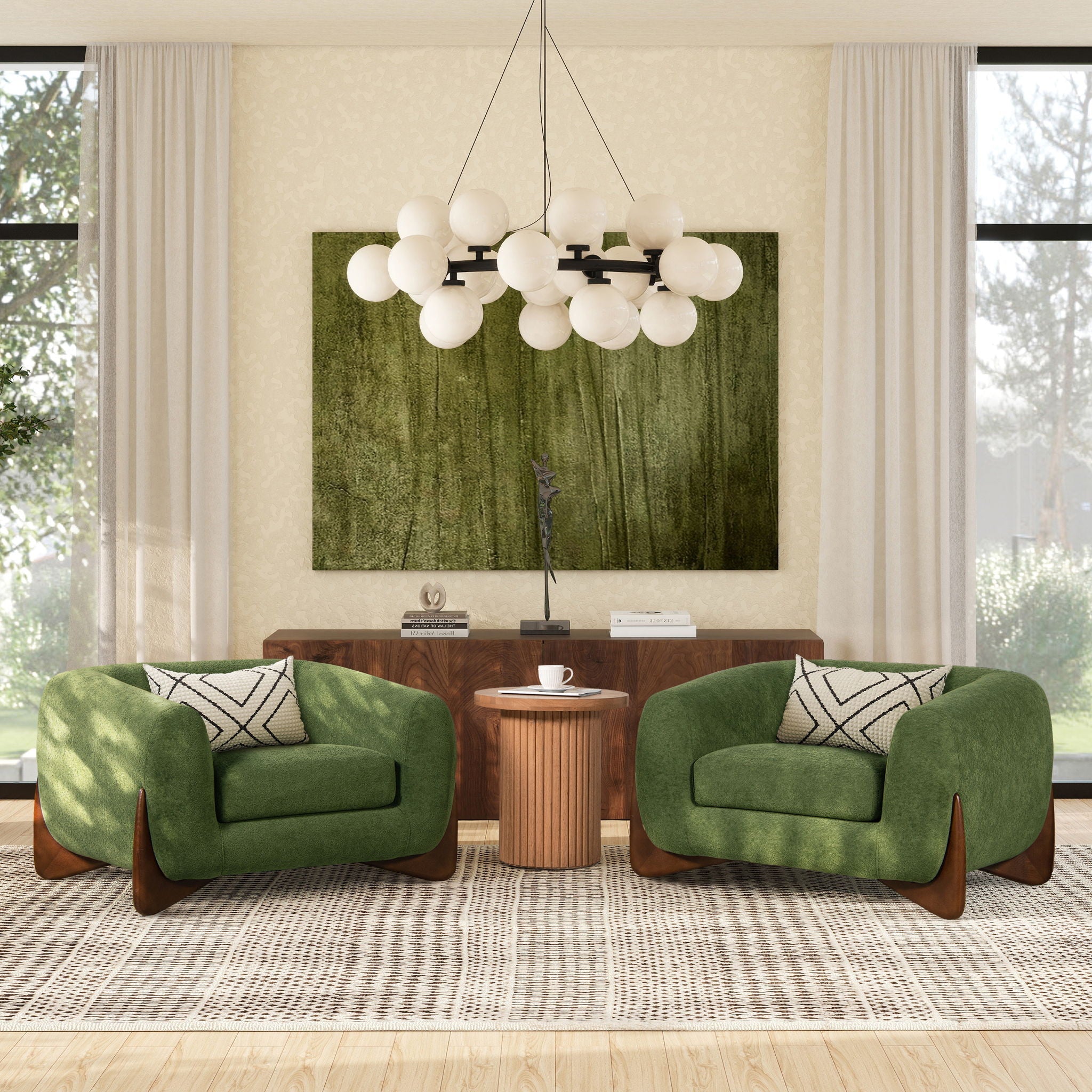 Alpine Sherpa Bouclé Armchair