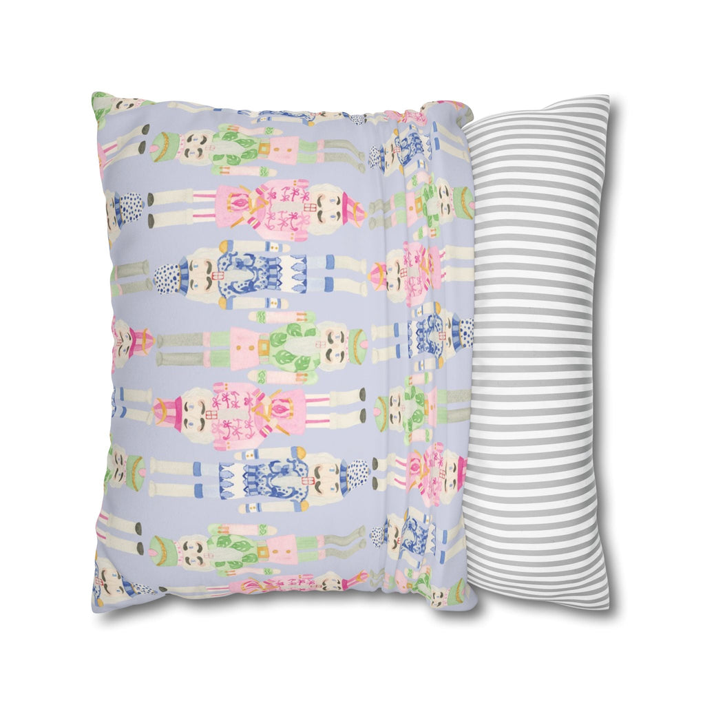 Grandmillenial Nutcracker Velvet Pillow Cover